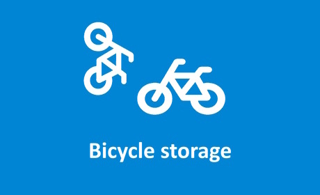 Bicycle storage facilities in the VŠE dormitories /14.6./