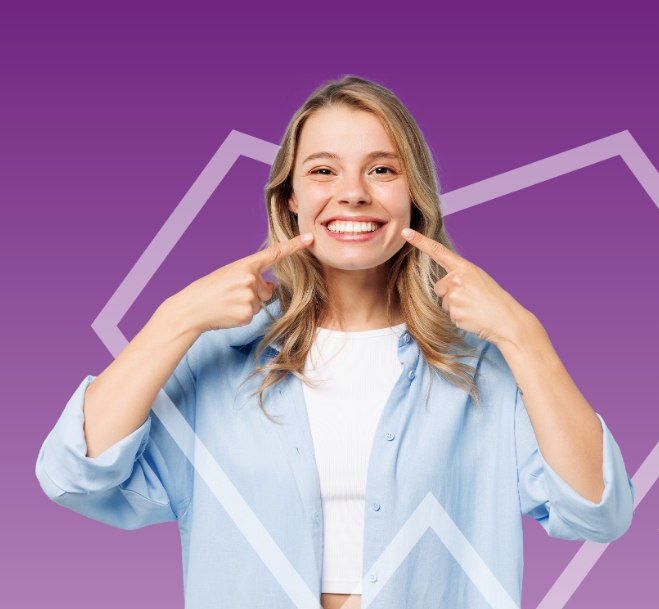 dental hygiene woman smile